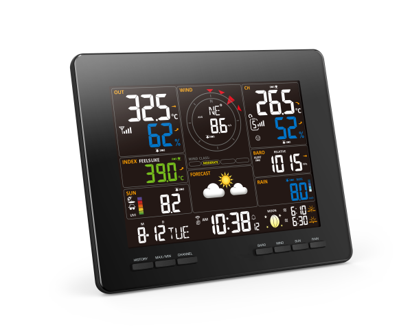 WH6000 PRO TWIN (2 Display units) Wi-Fi Internet Wireless Weather Station